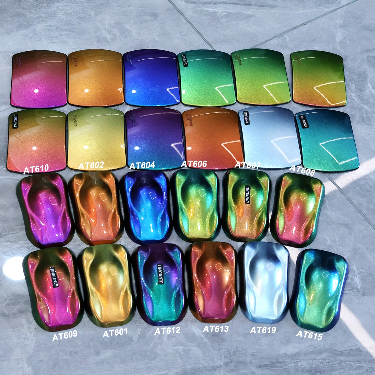 Blue to Purple Chameleon Effect Pigment Powder for Coating - Color