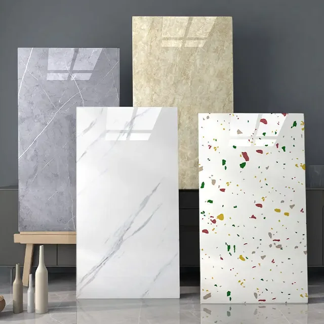 Polyvinyl chloride, polyvinyl chloride, marble, uv-coated decorative wallboard