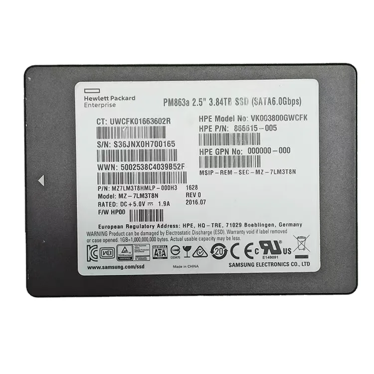 Brand New Dell Ssd  Sas 6/12g  Solid State Drive Unity  D3f-2sfxl2-3840 - Buy Dell Ssd ,Dell Unity D3f-2sfxl2-3840,Dell Sas   Ssd Product on 