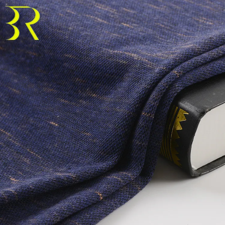 Шаосин текстильной новая мода красочные волокна Постельное белье из хлопка и полиэстера для вязания ткани для пальто