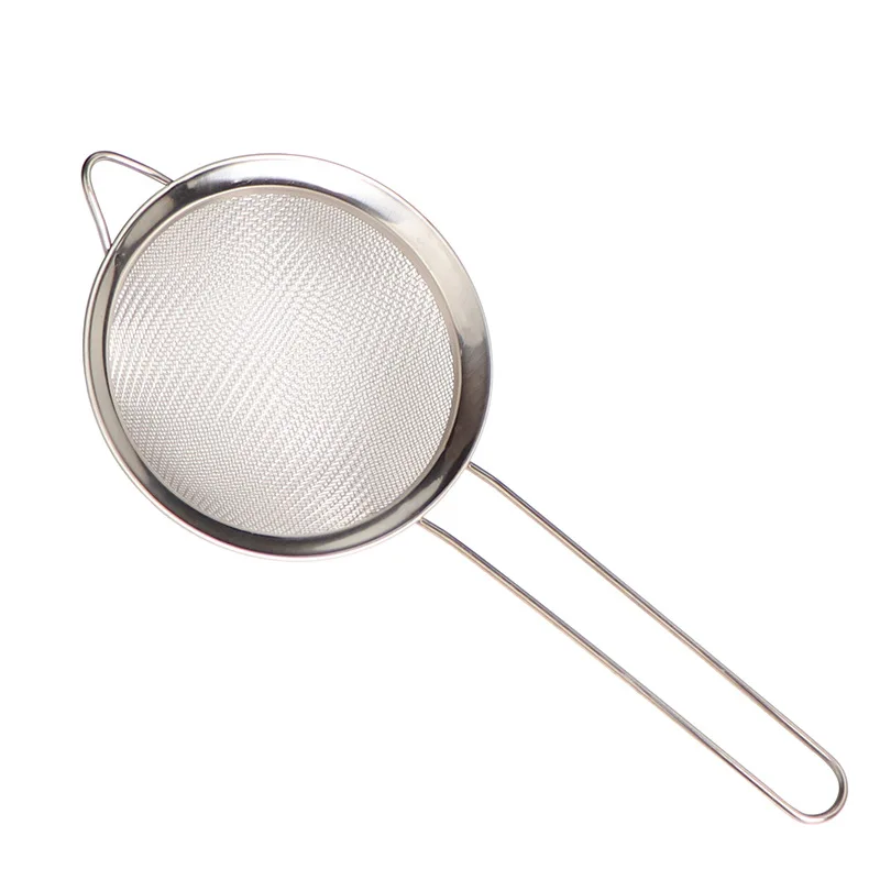 Mesh Stainless Steel Strainer Colander Fine Sieve Kitchen Sifter Mini Filters Mesh Stainless Steel Strainer Colander Fine Sieve Kitchen Sifter Mini Filters