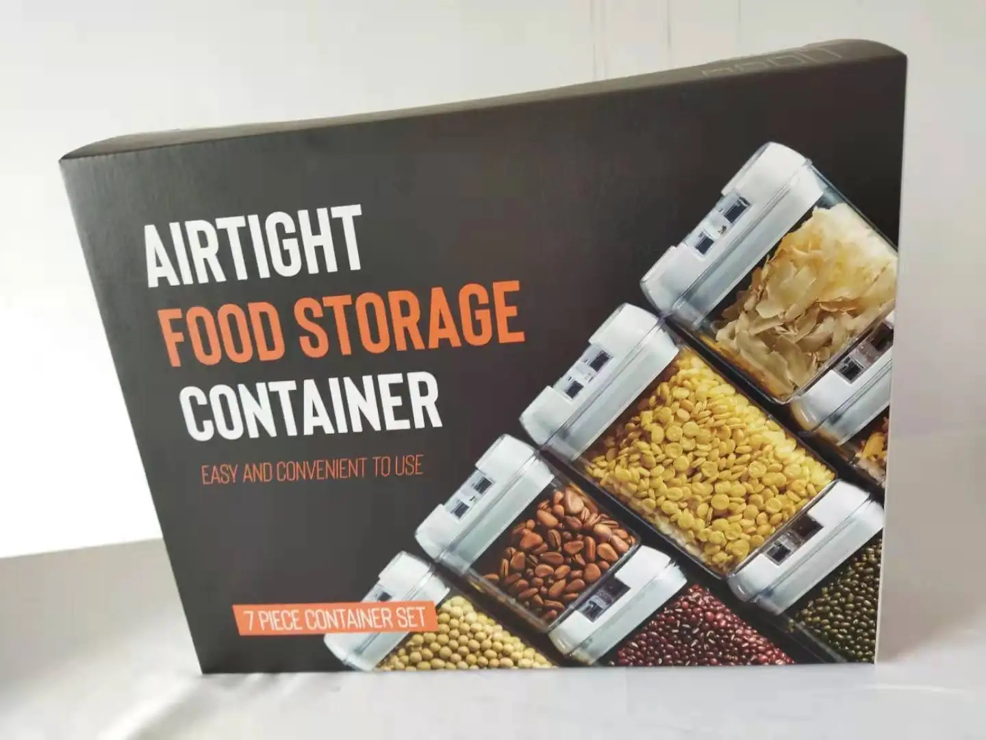 Airtight Food Storage Containers by Simply Gourmet. 7-Piece Kitchen Storage BPA