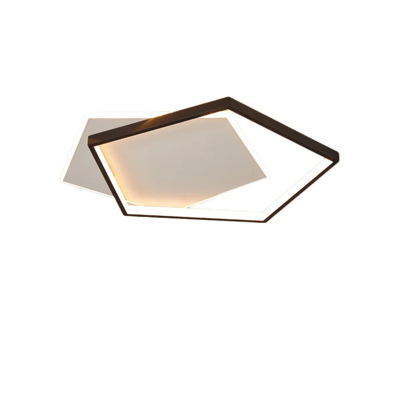 MEEROSEE Ceiling Light Square Big Light Fixtures Flush Mounted Stair Light MD87170
