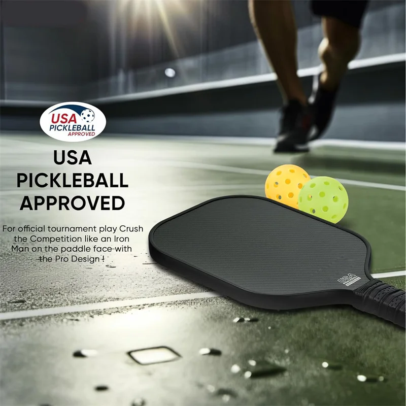 USAPA Approved Stock Custom LOGO 16mm 3K GEN 2 3 Pickleball Paddle Carbon Surface T700 Raw Carbon Fiber Pickleball Paddles 2024 manufacture