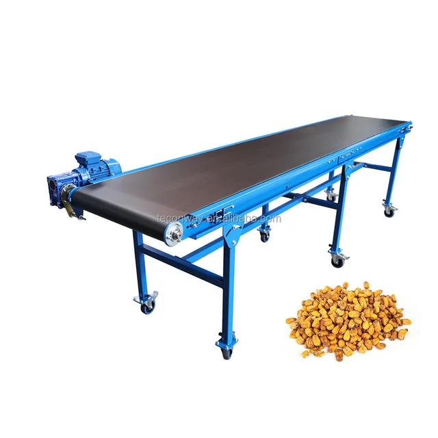Stainless Steel Custom Made PVC Belt Economy Easy to Maintain Feeding Belt Conveyor