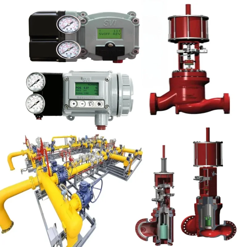Masoneilan 49000 제어 밸브 37/38 액추에이터 SVI1000/SVI II/SVI III 포지셔너 ACSO 솔레노이드 밸브 SMC 감압 밸브