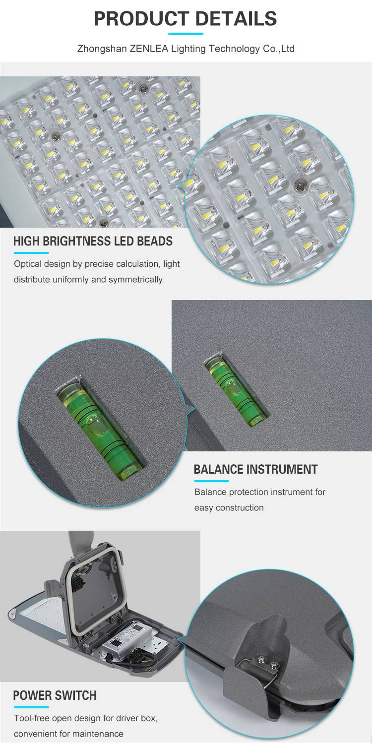 Project Lighting Lamp Waterproof Ip66 Outdoor Aluminum 50w 100w 150w 200w 240w Smd Led Street Light