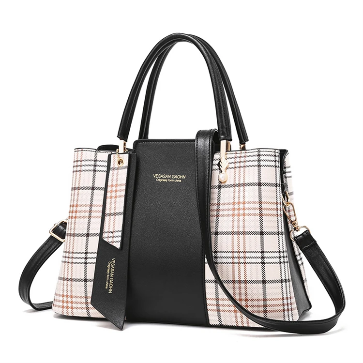 Wholesale Designer Fashion Sling Women Waterproof Plaid Sale Cheap Price  University Ladies Bags For Girls From m.