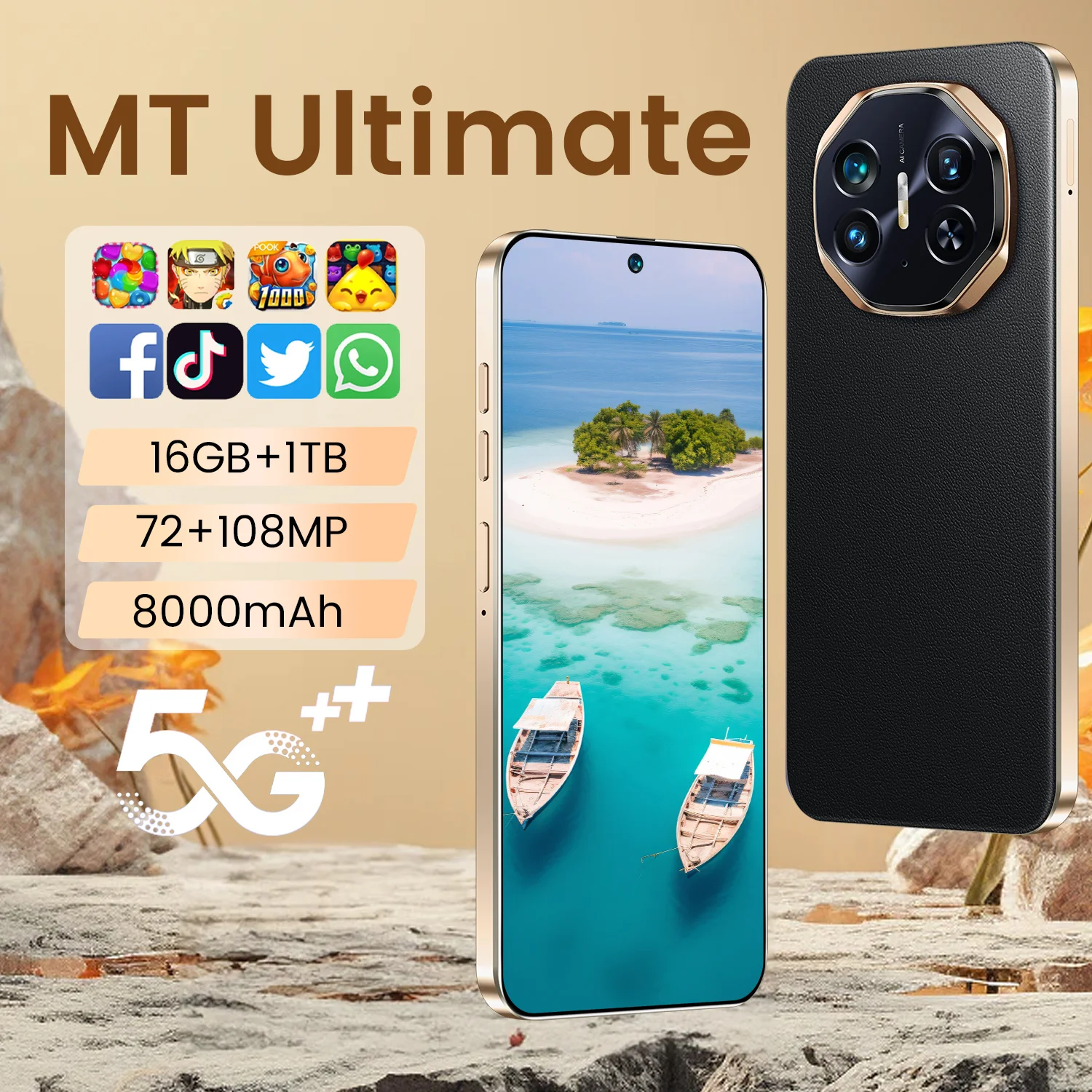 Infinix Hot 40 Pro MT Chatgpt 7.3 Inch HD Smart Remote Control Mobile Phone 108MP Rear Camera Spanish Operating LTE Cellular Bar
