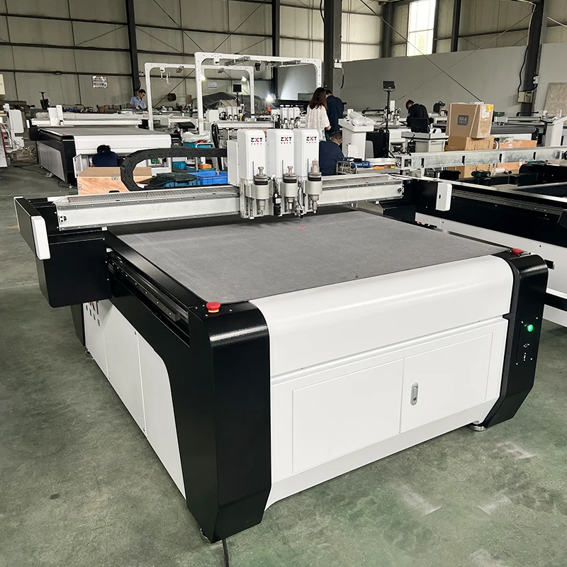 ZXT Flatbed Plotter Corrugated Paper Box Maker Cutting Machine CNC Carton Cardboard Cutter Table With CE
