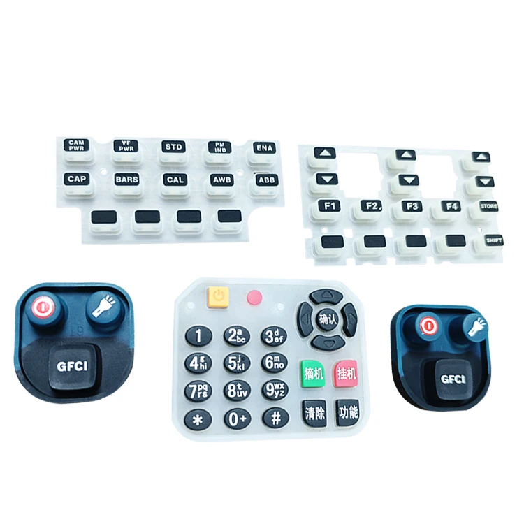 Universal Multi-Use Eco-friendly Silicone Keypad for Remote Controls Fitness Trackers Small Appliances Industrial