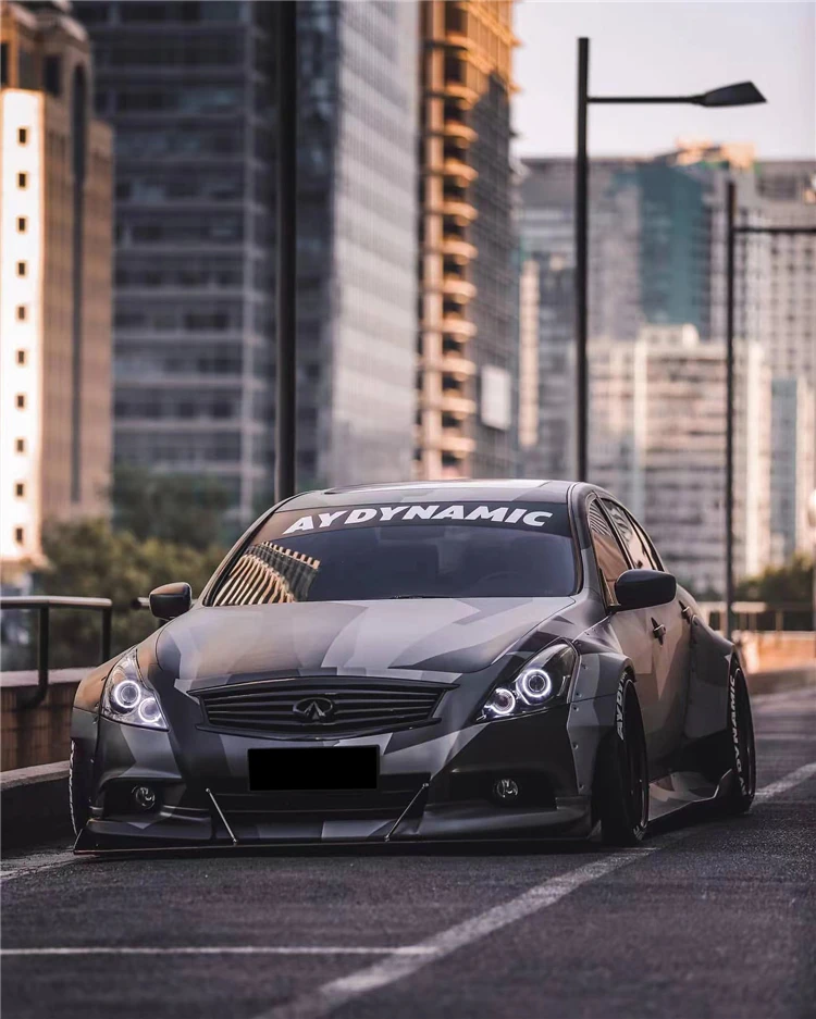 Darwinpro Bkss Style Carbon Fiber Wide Body Kit Forinfiniti G37 Sedan Buy Darwinpro G37 G25 4