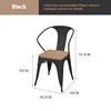 Single plastic wood chair (2)