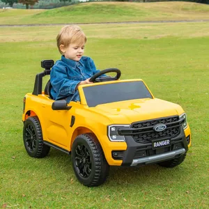 Ford Licensed Electric Ride-On Toy Car for Kids Battery-Powered Plastic Model for Ages 2-7 Years