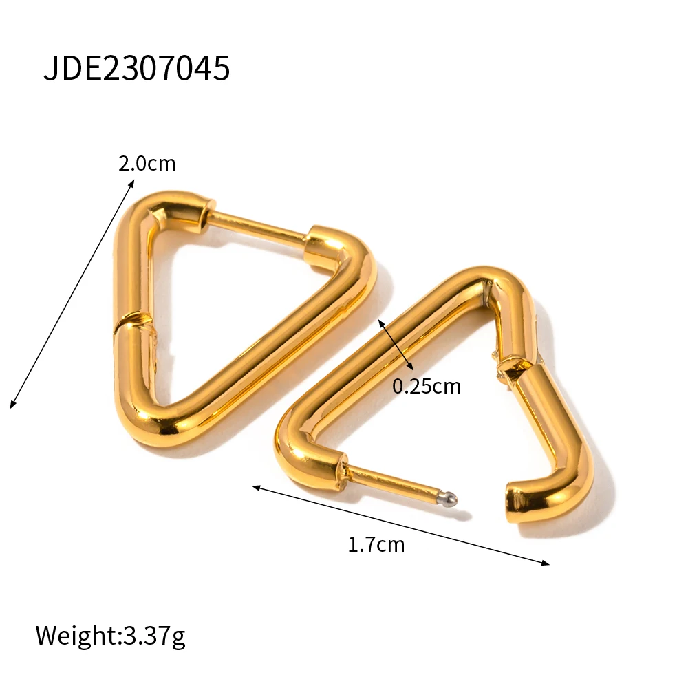 Triangular hoop