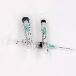 Medical Consumables Auto Disable Safety Syringe with Retractable Needle