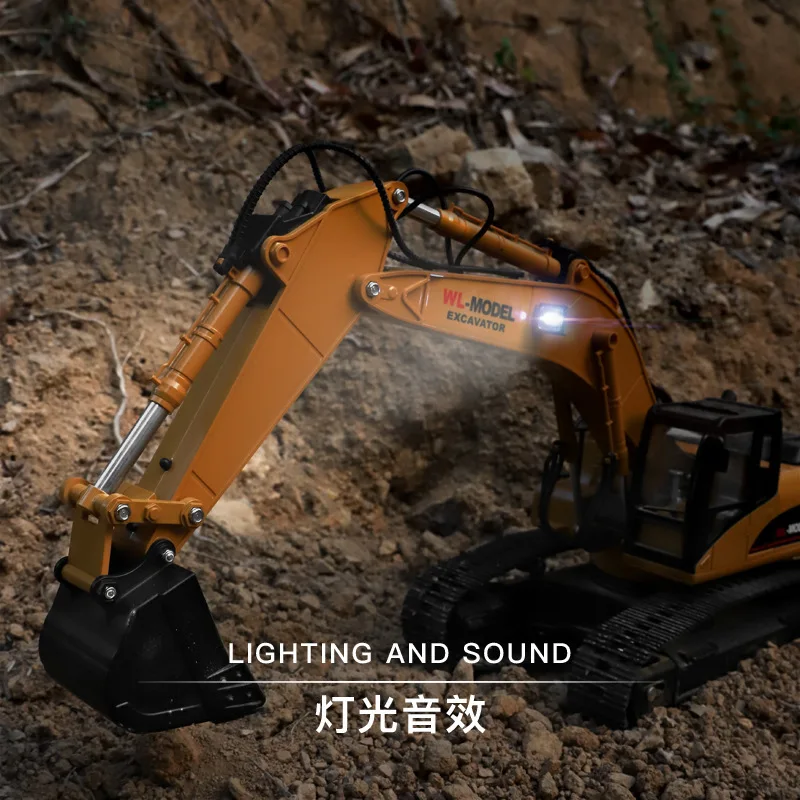 Wltoys 16800 RC Excavator - 2.4G Remote Control Vehicle