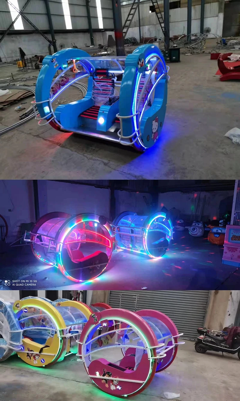 Rotation Rolling Ride Rocking Bus Le Bar Rides Children Amusement Bars