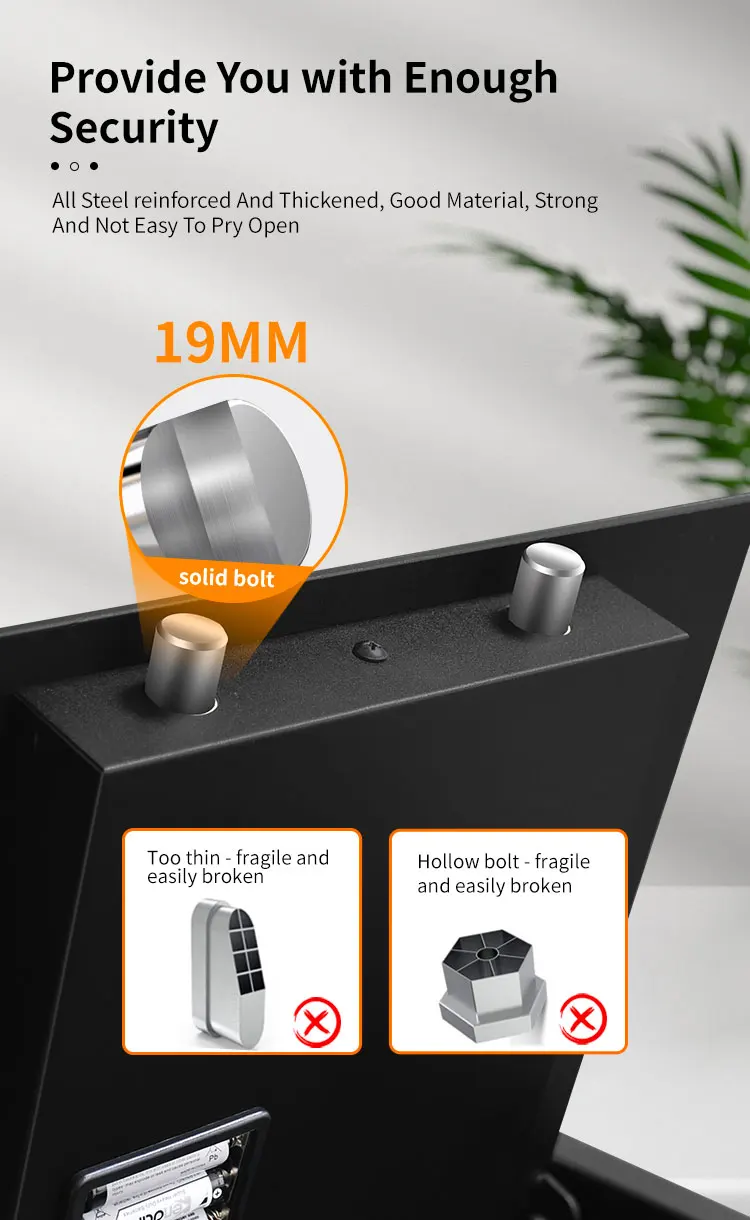 CEQSAFE Digital Black Front Top Open Money Safe Box Laptop Hotel Home Safe Box for Car supplier