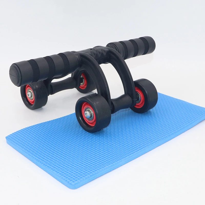Home Gym Muscle Exercise ABS Four Wheel Abdominal Roller 4 Wheel Ab Wheel Roller