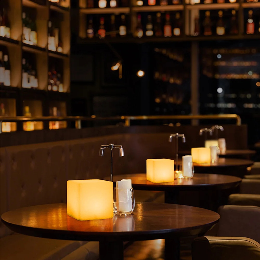 10cm Waterproof 16 Color Change LED Cube for Night Club or Bar or Home Indoor LED Cube Light IP65 Outdoor LED Cube Lamp