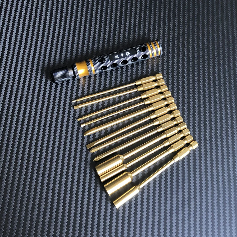 RJX Custom Logo RC Tools Screwdriver Sets Allen Wrench Driver Tool Kit for RC Model Car Boat Airplane