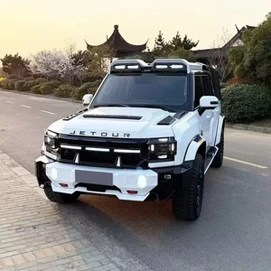 For Jetour T2 New Star Top Body Kit Special Mech Mesh Platform Luggage Rack with Side Schoolbag Ladder Performance Parts