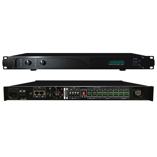 DSPPA DA2 Series PA System 2 Channel Class D Digital Amplifier Manufacturer