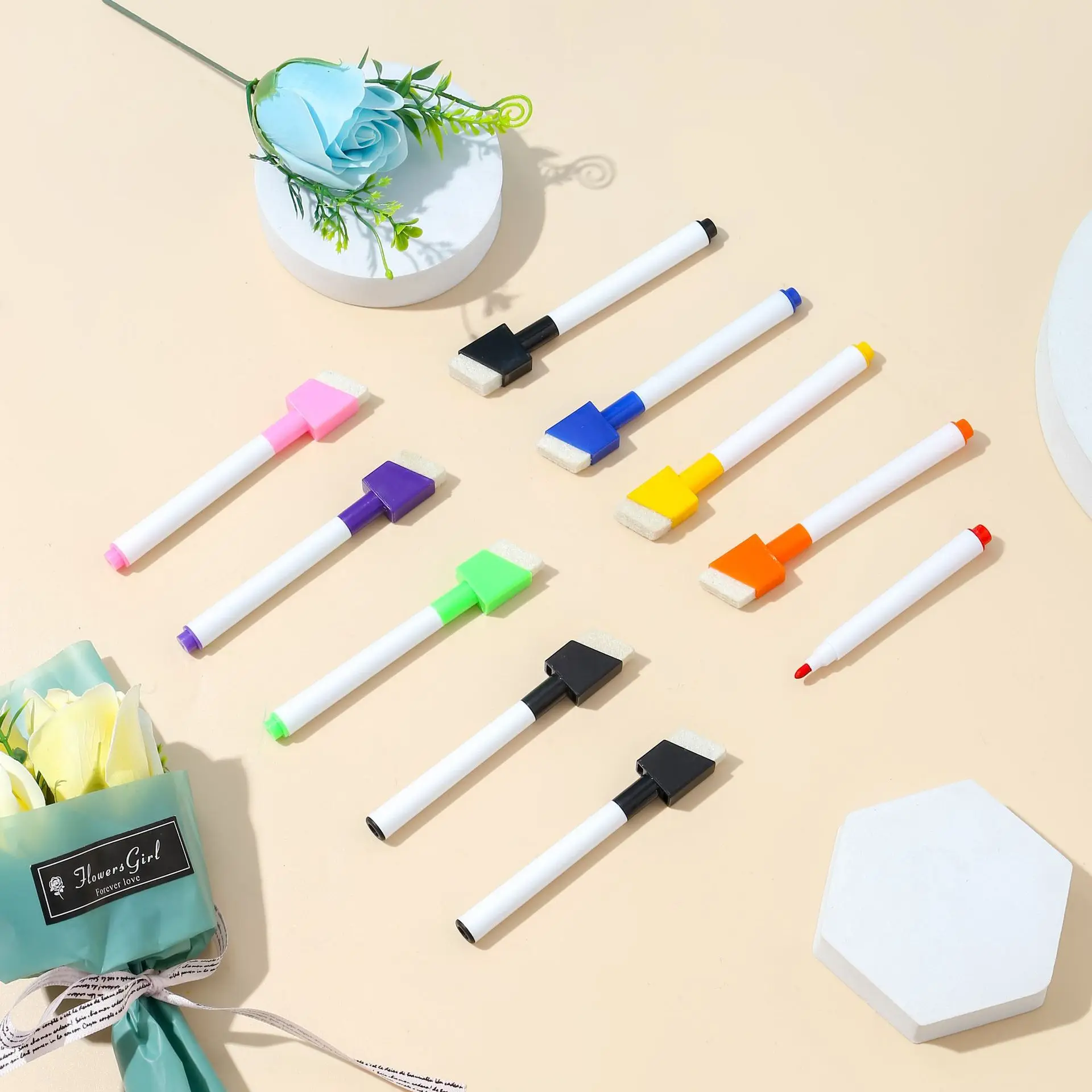 Маркеры для белой доски, маркеры для сухой стирания, логотип под заказ, магнитные маркеры для сухой стирания, маркеры для белой доски