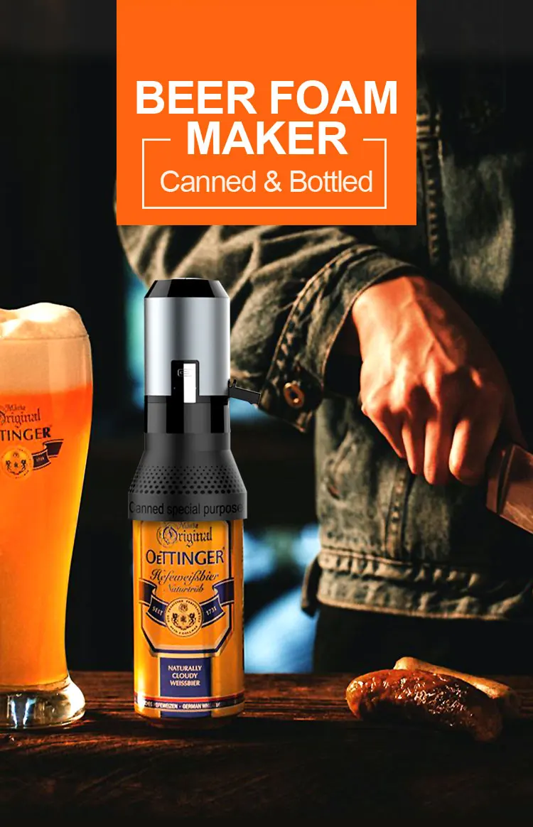 Pocket Tap Multi-function Bar Tool Mini Size Accessories Creamy Frother Dispenser Exquisite Bubbles Beer Server factory