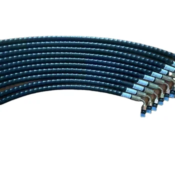 Excavator Hydraulic Rubber Hose Pipes High Pressure Hoses Assembly