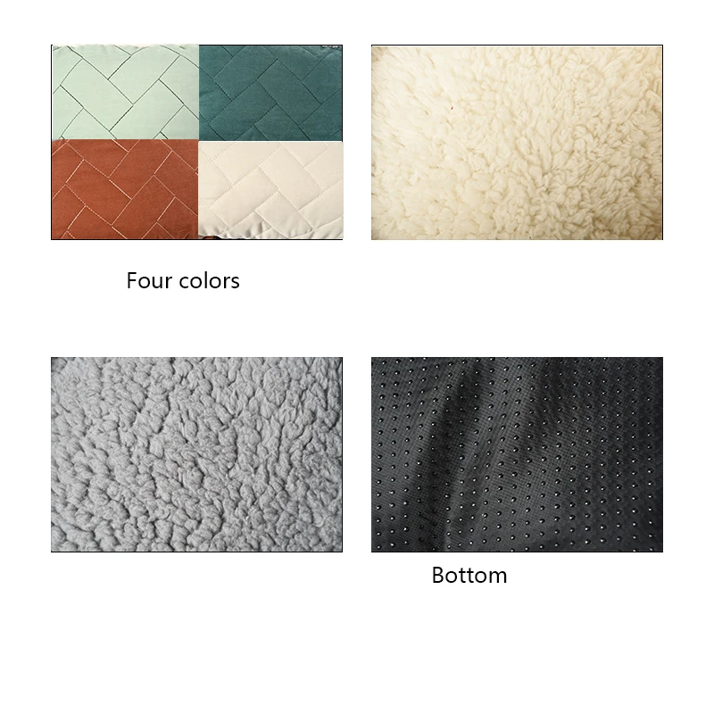 Ecofriendly Quilting Pet Bed Round Shape Donut Cuddler Cozy Pet Bed