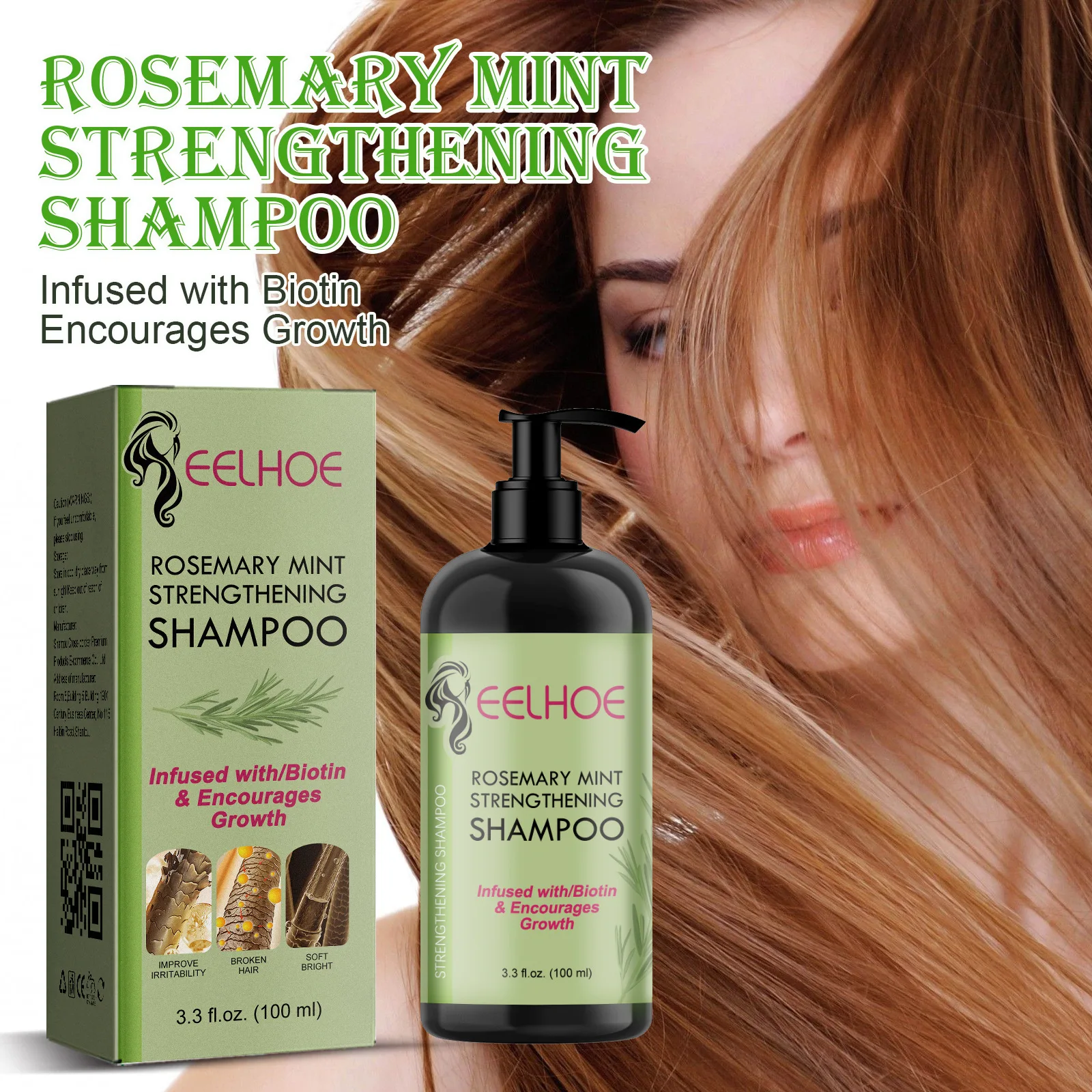 100 Organic Shampoo Rosemary Oil Hair Growth Rosemary Oil Shampoo Hair