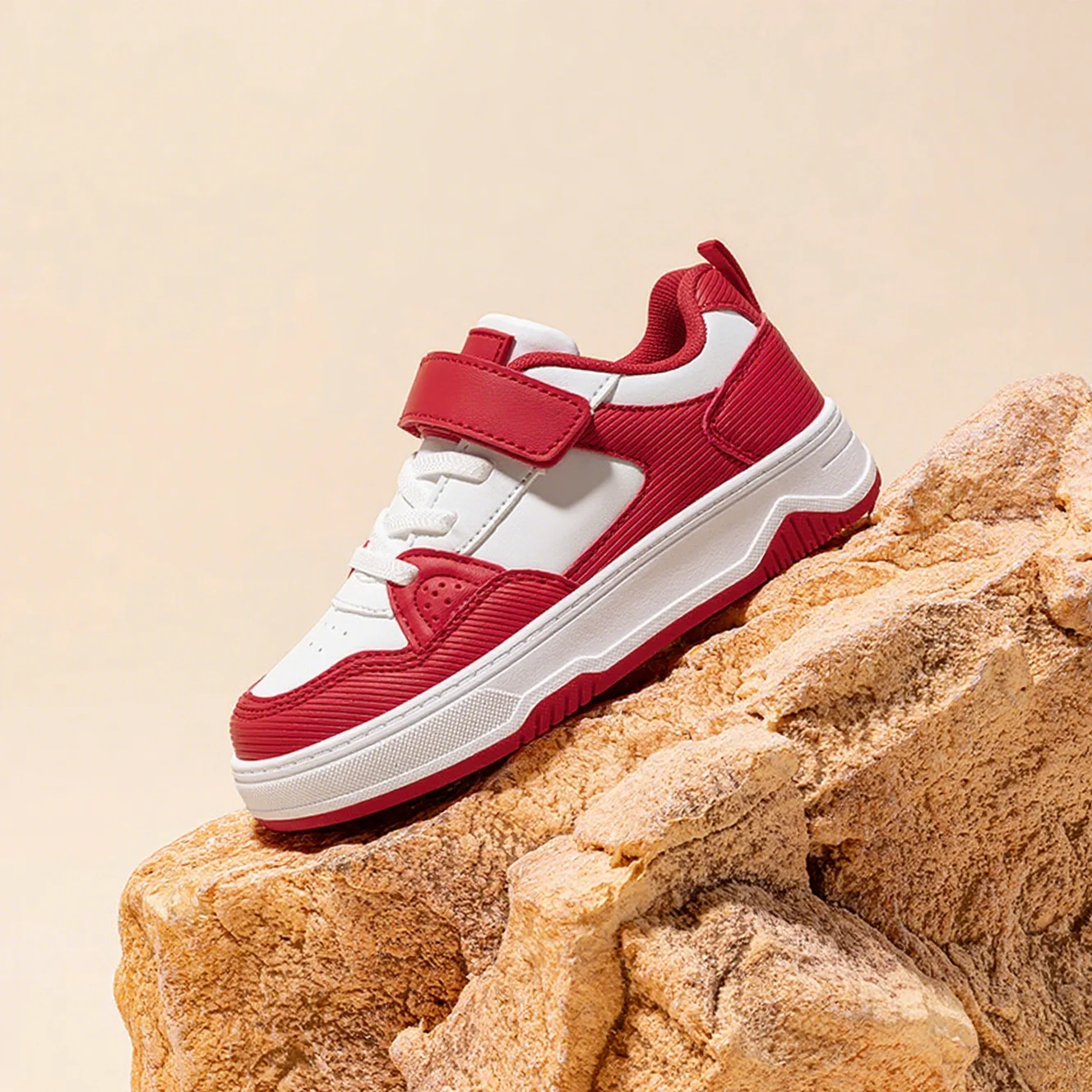 Chaussures De Sport Enfants Xinghuanhua - Baskets Légères Antidérapantes - Taille 28-39 - Fermeture à Bouton Rotatif - Respirantes