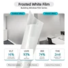 Film blanc givré