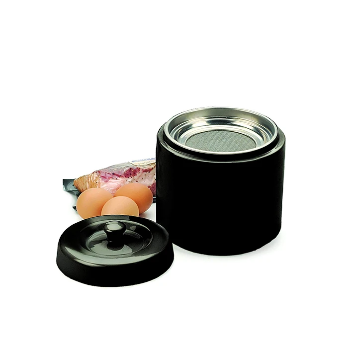 Custom Color Design  Bacon Grease Container with Stainless Steel Strainer