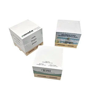 S3307 Custom logo Stationery Set Self-Adhesive Sticky Note Cube Small Wooden Pallet Notepad Sticky Note Pad