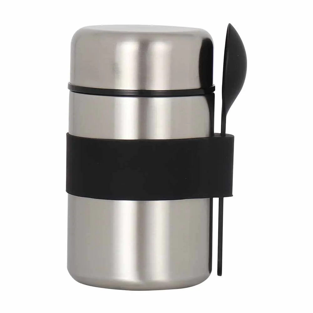 400ml  Keep Hot and Cold Double Wall Stainless Steel Insulated Food Flask Jar for Kids with Spoon
