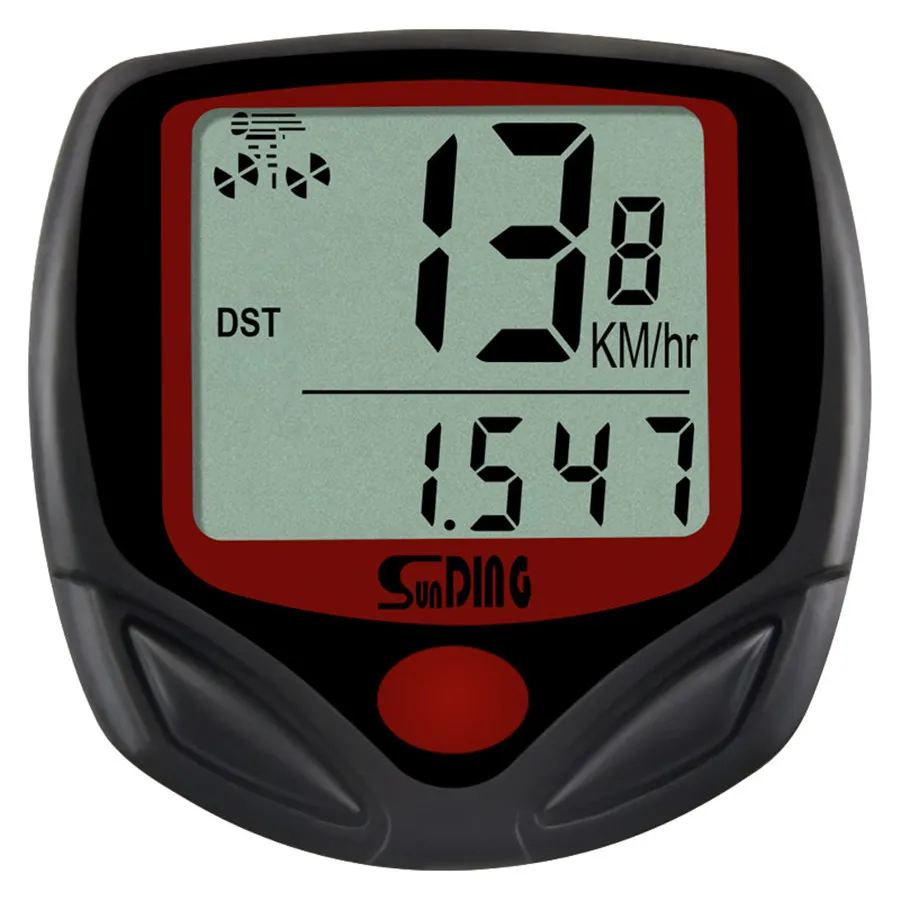 Велосипедный Проводной Водонепроницаемый одометр Sunding, велосипедный измеритель скорости, датчик миль/ч, для улицы и помещений, защита от дождя