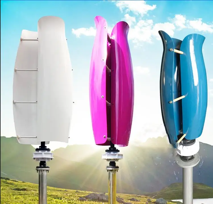 2kw Tulip Design Vertical Wind Turbine Price 2kw Residential Wind Power