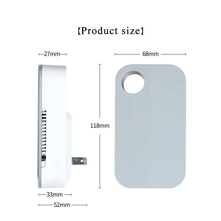 Household Small Plug-in-and-use air Purifier with Dust Removal Odor Elimination Negative Ion Generation and Silent Design 6