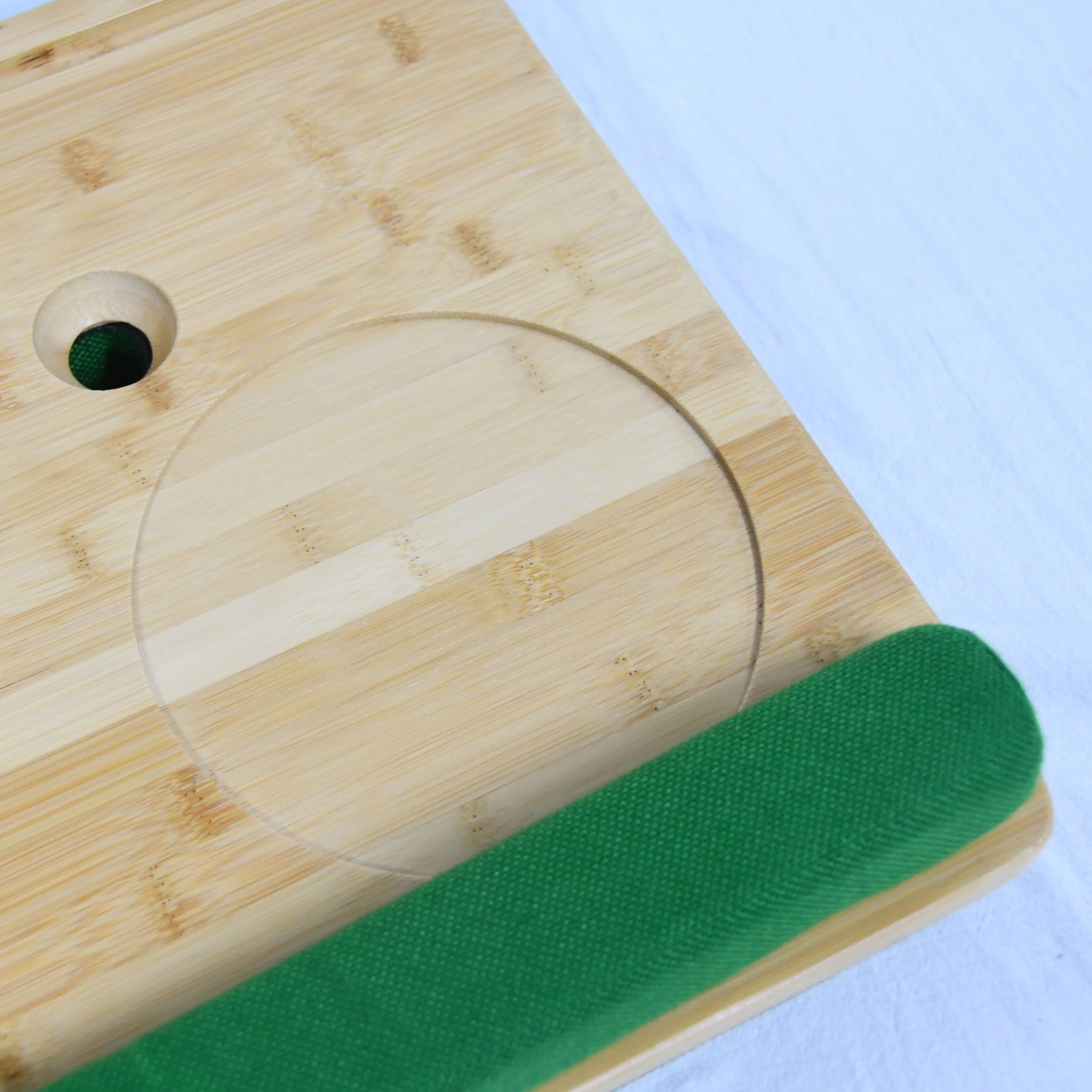 Многофункциональная кровать-поднос, Бамбуковая настольная доска для ноутбука с гнездом для планшета и ковриком для мыши