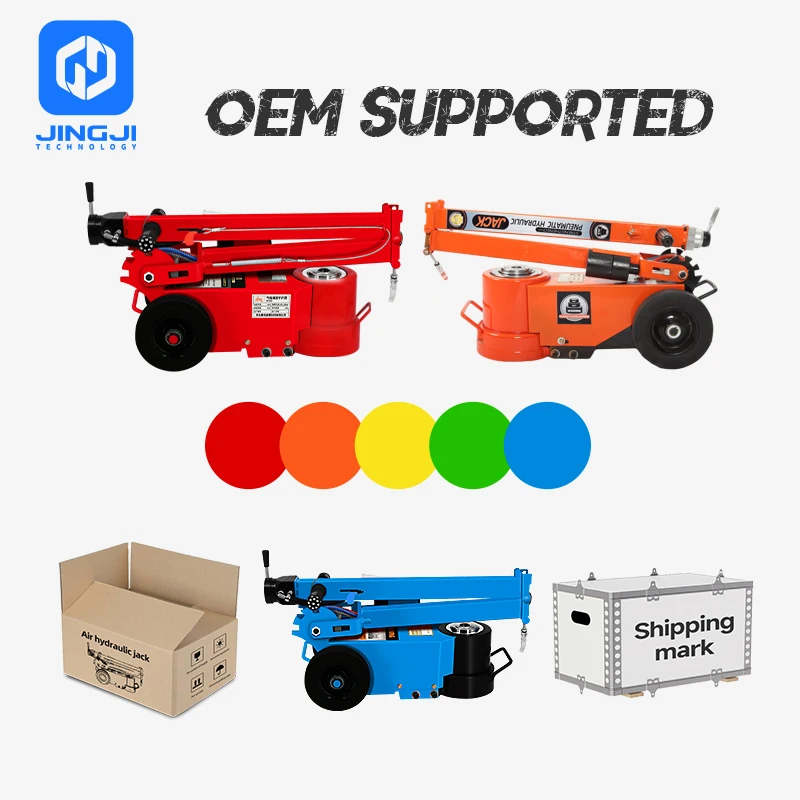 High Performance 50ton 4 Ton Trolley Jack Dongkrak Alat Bantu Barang Heavy Duty Air Jack