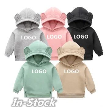 Custom Embroidered Screen Printed Plain Sweatshirt Sublimation Blank Custom Logo Boys Girls Hoodies and Sweatshirts