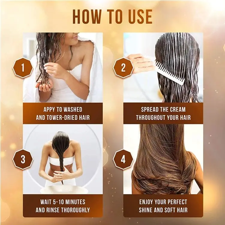 Private Label Organic Premium Keratin Hair Treatment Hair Masque