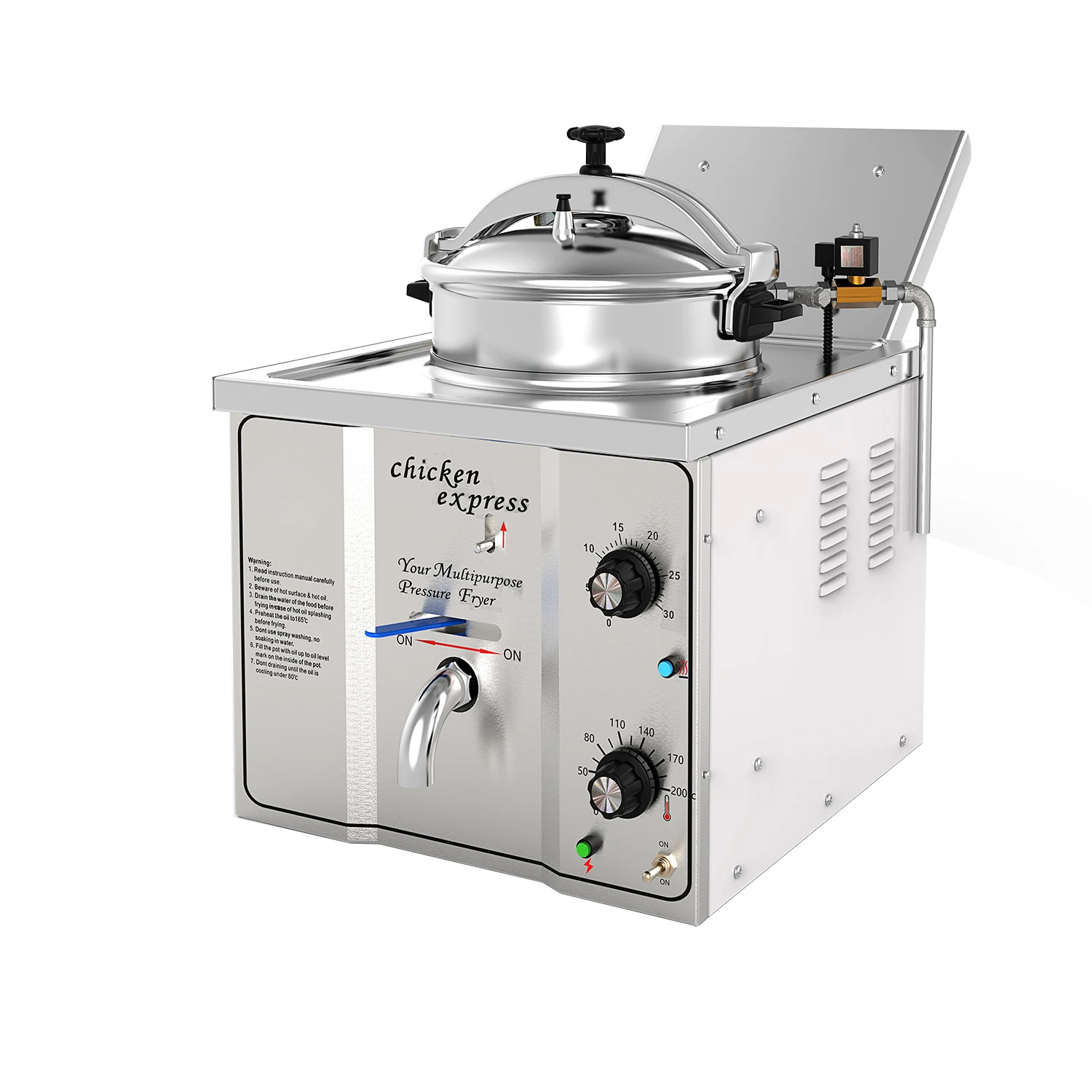 Pfg-600 Hot Sell Chicken Pressure Fryer Machine - China Pressure Fryer,  Chicken Pressure Fryer Machine