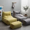 Amazon Hot Sale Waterproof Living Room Sofa Set Furniture Use Bean Bag Sofa With Ottoman NO 5
