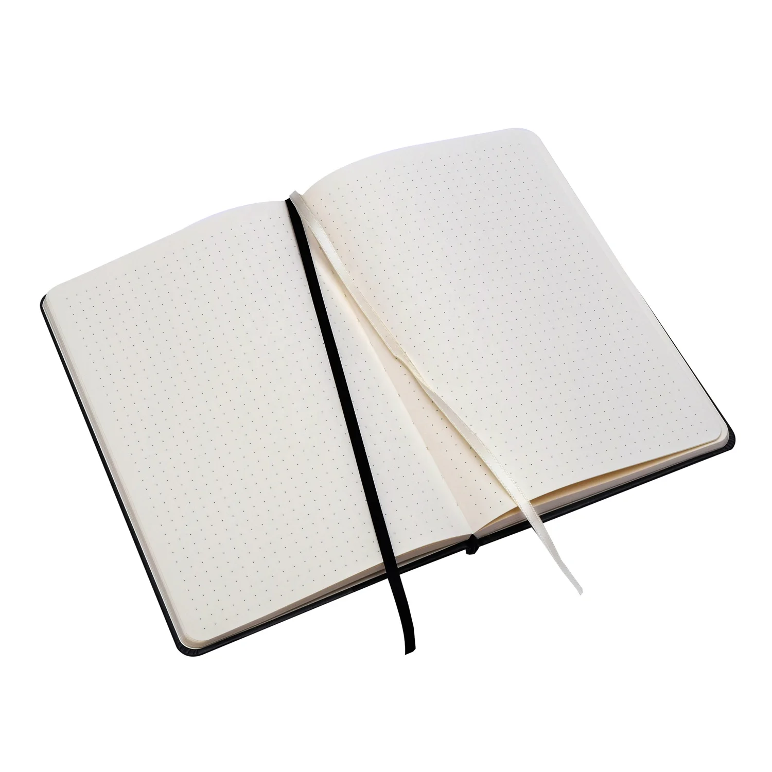 Пользовательский черный чехол из искусственной кожи с принтом в горошек, водонепроницаемый блокнот из каменной бумаги