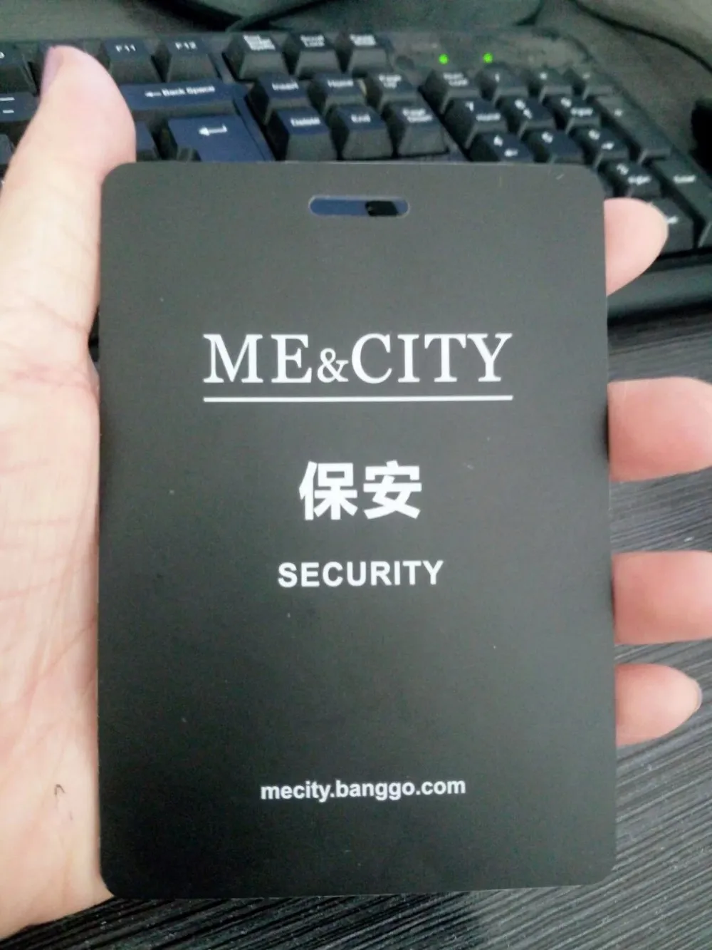 CMYK Offset Printing Teslin Material Employee Staff Card Id Card With Name and Photo Print