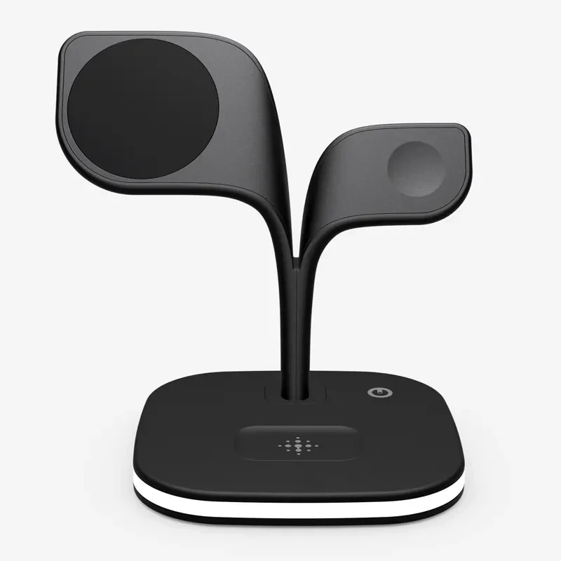 High Quality Adjust Led Light Wireless Charger Phone Holder Magnetic Desktop Station 15W 10W PD Charge Stand With USB Port